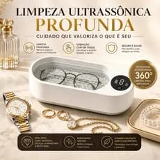 Limpador Ultrassônico Para Óculos Jóias Relógios, Multifuncional Alta Frequência Portátil