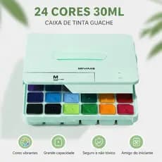 Kit de Tintas para Crianças Não Tóxico - Ideal para Aprender a Pintar