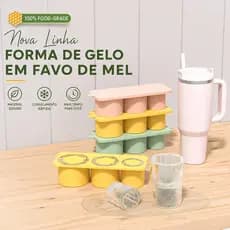 Mold de silicone anti-corrosão para alimentos, três cores antiaderentes, adequado para coquetéis de whisky