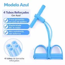 Exercitador de Pés 4 Tubos Reforçados Antiderrapante Silencioso Treinamento Abdominal Pernas