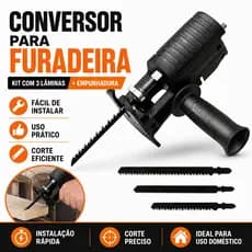 Kit Serra Elétrica Tico Tico Para Furadeira E Parafusadeira Ferramenta De Corte Madeira