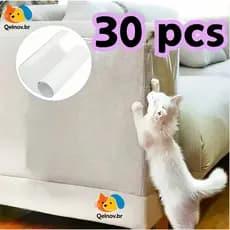 Anti-arranhador para gato transparente flexível Filme protetor discreto autocolante