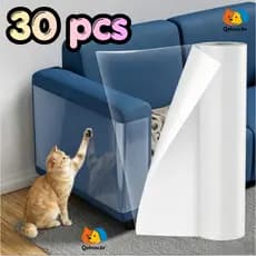 Conjunto de 30 peças protetor de sofá de gato transparente conjunto protetor de arranhões protege sofá de móveis