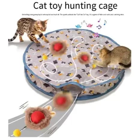 Brinquedo de bola interativo recarregável para gatos - Carregamento automático USB, sensor de movimento