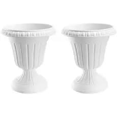 DOITOOL 2 Conjuntos De Vaso De Flores De Chumbo Para Estrada De Casamento Estilo Vintage Plantador De Urna Alta Vasos An