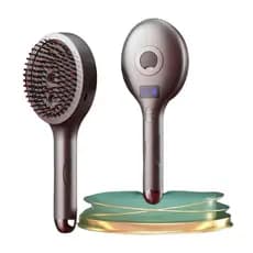 Escova de Cabelo com Spray de Água, Escova Hidratante 2 em 1, Escova Anti-Emaranhamento para Cabelo Molhado e Seco com C