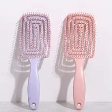 2 escovas desembaraçadoras, escovas desembaraçadoras para cabelo seco e molhado, com ventilação para secagem rápida e ma