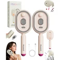 Escova de Massagem com Almofada de Ar e Pulverizador Elétrico, Escova a Vapor para Cabelo com Reservatório de Óleo, Reca