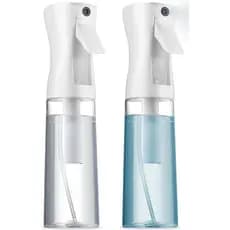 2 Frascos de Pulverização Contínua - Pulverizador de Névoa Ultrafina | Garrafa de Spray de Água para Cabelo | Frascos de