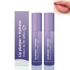 Bálsamo Labial Volumizador+Hidratante, Gloss Labial Volumizador, Gloss Labial Colorido Realçador, Gloss Labial Hidratant