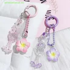 Chaveiro De Flor Colorida Doce , Fofa , Pingente De Bolsa De Moda , Acessórios De Decoração Criativa Bapa , Novo