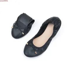 JUNYUE Sapatilhas Femininas , Leves De Boca Rasa Em PU , Sapatos De Dança De Rolos De Frango