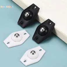 Rightrous 4 Peças Rodas De Rodízio Autoadesivas Roda Rotação De 360 Graus Colar Giratórias Polia Stiy Kit De Rolo Móvel