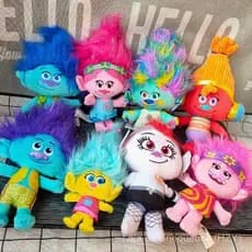 Hasbro Little Monster Bobby e Blanche, Produtos de Anime, Dois Lindos Bonecos de Pelúcia, Almofadas Decorativas 7TZT