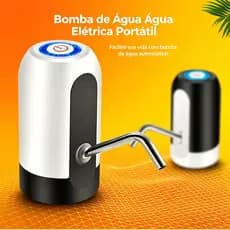 Branco Bomba Elétrica Filtro 20L Para Galão De Água Bebedor Eletrico De Agua Com Carregamento Usb