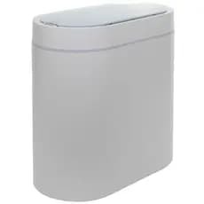 Lixeira Automática 6L Sensor Inteligente Sem Toque Cozinha Banheiro Tampa Touch Organizador Plástico Higiênica