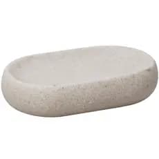 Saboneteira Resina Oval Banheiro Lavabo Porta Sabão Bancada Decoração Organização Premium Elegante Durável Luxo