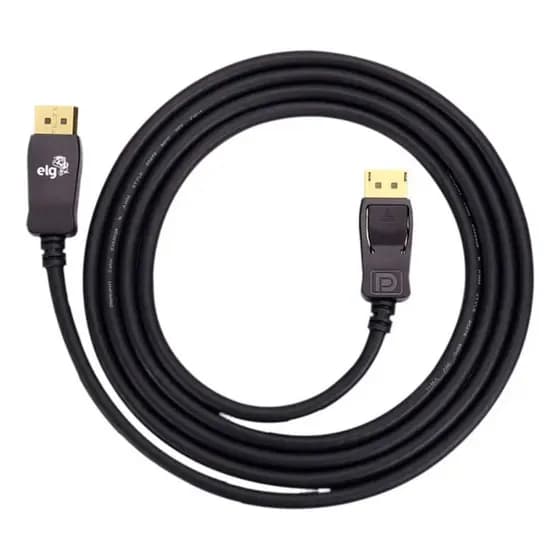 Cabo PRETO 2mts DisplayPort 8K ELG - DP1420