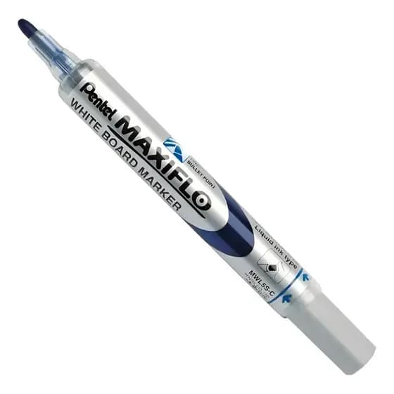 Marcador AZUL Quadro Branco PENTEL Ponta Fina - MWL5S-C
