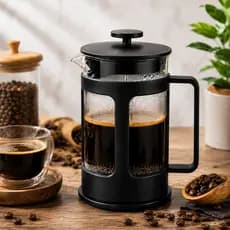 Cafeteira Prensa Francesa 600ml com Filtro Inox Café Chá Vidro Resistente