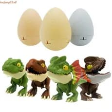 Brinquedo De Ovo De Dinossauro HUIJIANG , Design Deformado De Animal De Simulação Transformando , Articulações Móveis