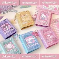 Sanrio 3 Polegada Álbum De Fotos Dos Desenhos Animados Kuromi Minha Melodia Cinnamoroll Polaroid Coleção Livro Ídolo Pho