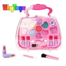 REAL MAKE UP SET PARA MENINAS, LAVÁVEIS E NÃO TÓXICOS, BRINQUEDOS DE MAQUIAGEM REAL PARA CRIANÇAS, 4, 5, 6 ANOS