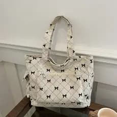 Nova bolsa feminina 2024 novo estilo de grande capacidade estudante classe Commuter saco All-Match portátil sacola axila