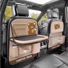 ⭐ ⭐ Bolsa de armazenamento para carro, organizador para encosto de banco, mesa infantil montada no carro, bolsa multifun