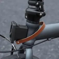 Alça De Prateleira Frontal ADAMES , Cinto De Tração Dobrável Para Cabeça De Bicicleta De Liberação Rápida De Couro , Nar