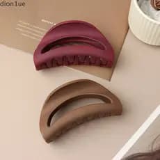 DION1UE Clipe De Tubarão De Silicone , Garra De Cabelo De Plástico Elástico Estilo Coreano Criativo , Cor Sólida Simples