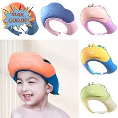 Chapéu De Lavagem De Cabelo MAXGOODS , Protetor , Artefato De Shampoo , Touca De Banho De Bebê , Capa De Cabeça Ajustáve