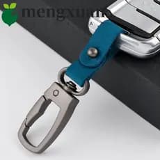 MENGXUAN1 Chaveiro de couro, chaveiro de design simples anti-queda, acessórios de metal UUPX