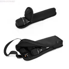 Bolsa Transporte Para Microfone Preto Judeu , Mantenha Seu Seguro E Organizado Estojo Viagem , Nylon