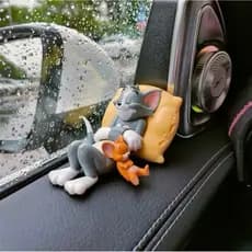 Enfeites de carro Tom e Jerry, decorações para carros, acessórios interiores para carros.