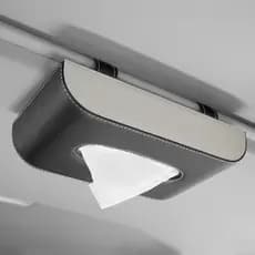 Suporte de lenços de papel para montagem no carro, acessórios para carro