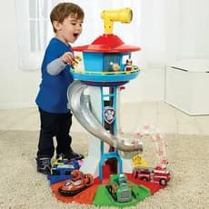 Brinquedo Infantil Paw Patrol Torre De Observação Sede Base Veículo De Resgate