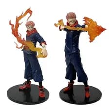 18-21cm Japão Anime Jujutsu Kaisen Arco E Flecha Chama Efeito Especial Itadori Yuji Ryomen Sukuna Modo De Figura De Ação