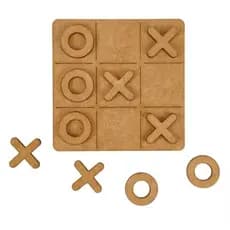 Kit 30 Jogos Da Velha Em MDF 3mm – Tabuleiro 10cm Ideal Para Festa Presentes Lembrancinhas