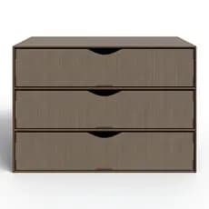 Suporte De Tela Em MDF Premium Organizador de Folhas 3 Gavetas