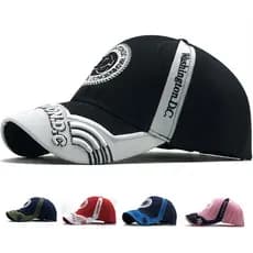 Boné de beisebol masculino de marca de alta qualidade, formato ajustável, boné feminino com aba, boné trucker.