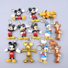31 tipos de chaveiros em formato de U do Mickey, Goofy, Pato Donald, Chip 'n' Dale, Goofy, mochilas, decorações para car