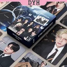 55 peças/caixa Cartões fotográficos ATEEZ Cinzas to Light Álbum ANITEEZ Postais LOMO (em estoque) AHDG