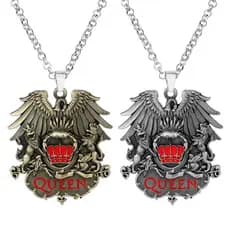 Pingente de Colar com o Logo da Banda de Rock Britânica Queen MN2X