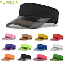 Bonés De Viseira Transparentes YUANQINZT , Chapéus De Sol De Verão Com Solar Respirável , Chapéu Superior Vazio Anti-UV