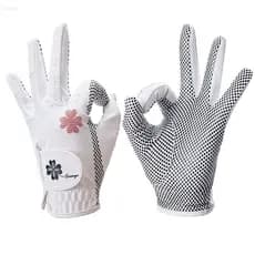 Luvas De Golfe Femininas ADAMES , Respiráveis E Confortáveis Com Dedos Inteiros , Esportivas Elásticas Antiderrapantes