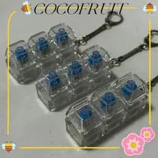Teclado De Dedo COCOFRUIT , Chaveiro De Inquietação De 3/4/9 Teclas , Brinquedo De Descompressão Para Alívio De Estresse