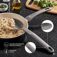 Colher De Silicone Tramontina Softta Antiaderente Não Risca Panela