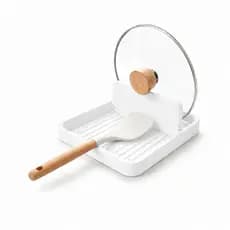 Descanso de Panela Suporte Para Tampas De Panelas Talheres e Acessórios Organizador de Cozinha