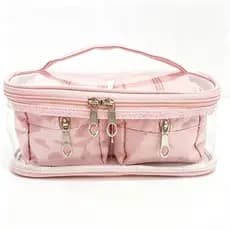 Bolsa Organizadora Transparente + 2 Necessaires Independentes